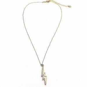 16 inch 14k gold filled chain with lightening bolt